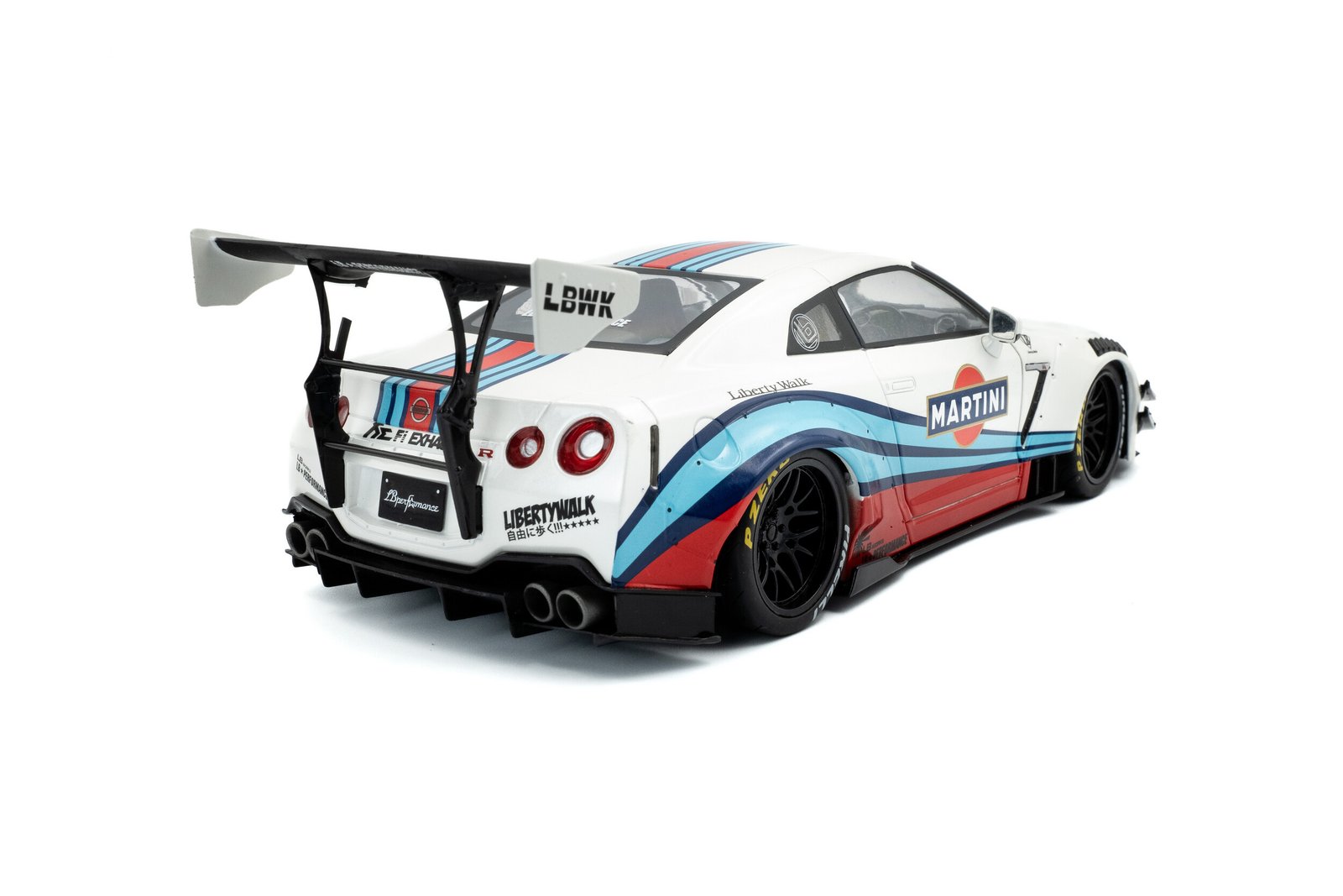 Solido Nissan GT-R R35 Liberty Walk Martini 1:18 - obrazek 3