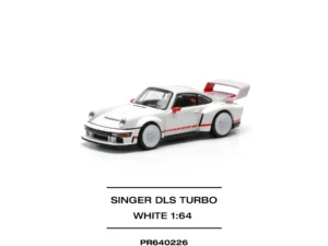 Pop Race Singer DLS Turbo White 1:64