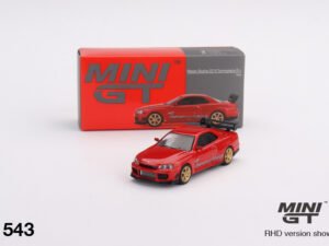 Mini GT Nissan Skyline GT-R R34 Tommykaira R-Z Red 1:64 BLISTER