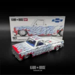 Kaido House Chevrolet Silverado Dually On Fire V2 1:64