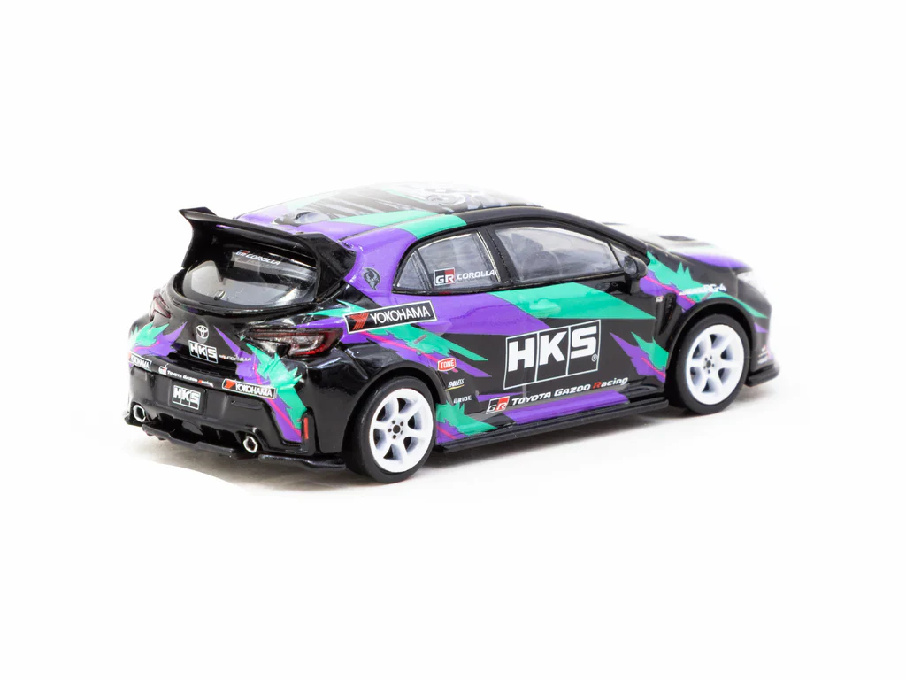Tarmac Works Toyota GR Corolla HKS Livery 1:64 - obrazek 3