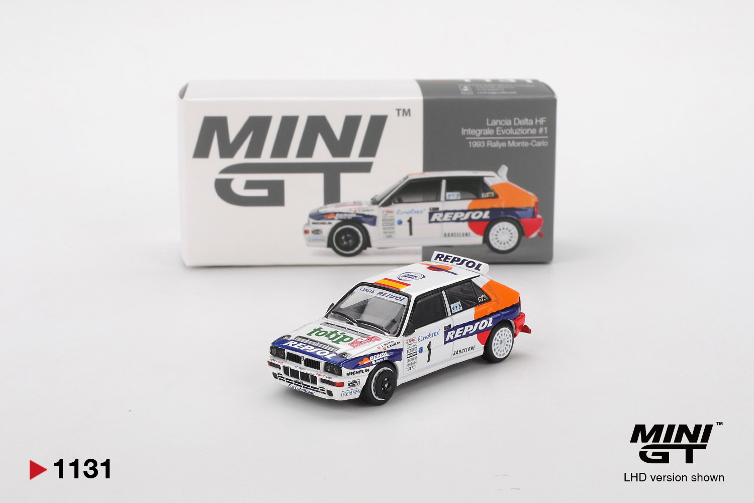 Mini GT Lancia Delta HF Integrale Evoluzione #1 Repsol 1:64