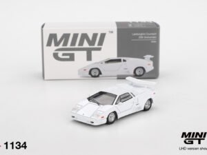 Mini GT Lamborghini Countach 25th Anniversary White BLISTER