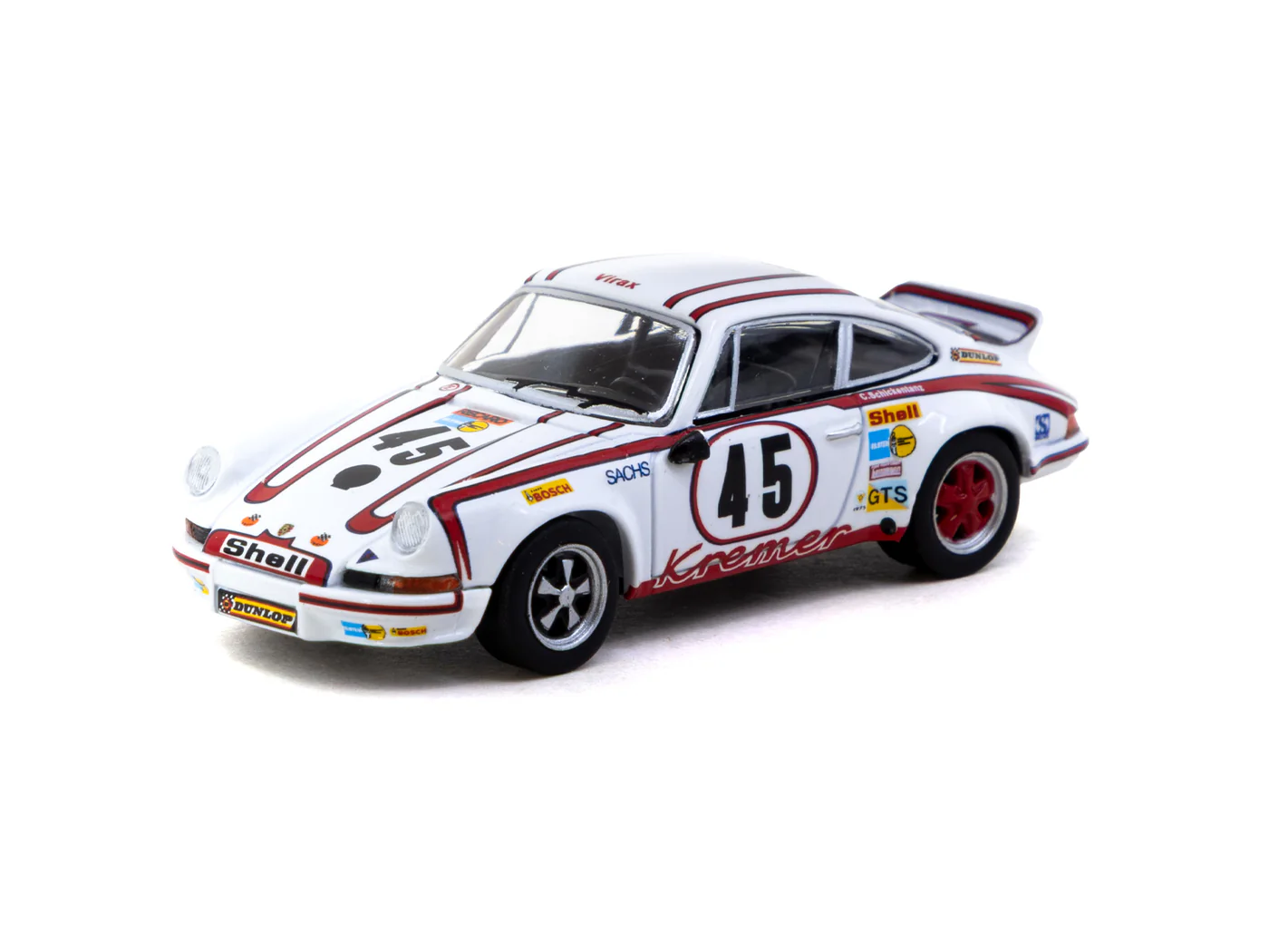 Schuco Porsche 911 Carrera RSR 2.8 Le Mans 1973 #45 1:64 - obrazek 2