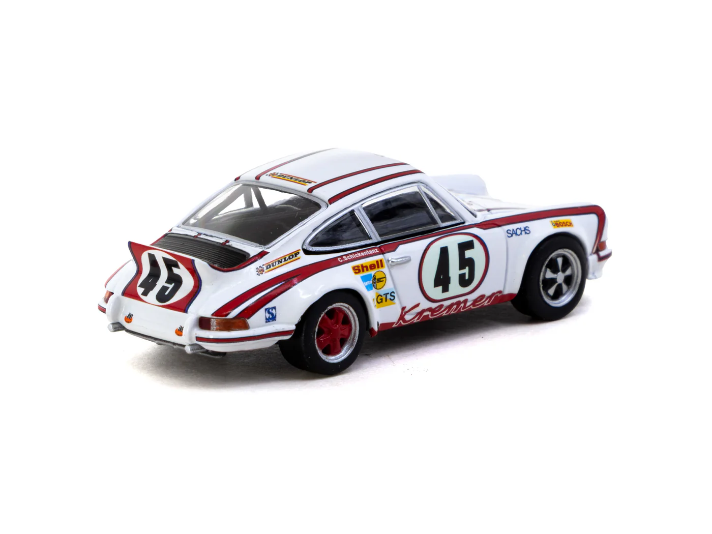 Schuco Porsche 911 Carrera RSR 2.8 Le Mans 1973 #45 1:64 - obrazek 3