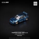 Pop Race Honda Civic EG6 Pandem v1.5 Blue Chrome