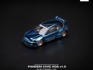 Pop Race Honda Civic EG6 Pandem v1.5 Blue Chrome