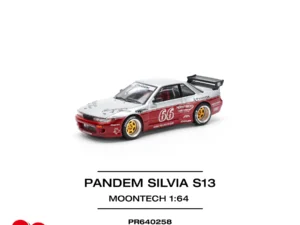 Pop Race Pandem Silvia S13 Moontech Red PR640258 1:64