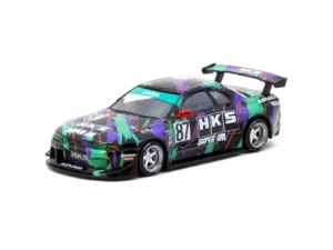 Tarmac Works Nissan Skyline R32 Widebody HKS with Tarmac Cards Combo Set – Designed by Jon Sibal 1:64