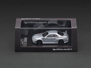 Ignition Model Nissan Skyline R34 Nismo GT-R Z-tune Silver 1:64
