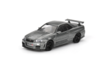 Mini GT 1:64 Nissan Skyline GT-R R34 NISMO CRS Dark Metal Gray