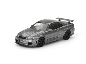 Mini GT 1:64 Nissan Skyline GT-R R34 NISMO CRS Dark Metal Gray