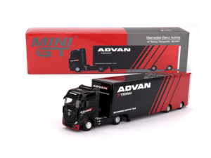 Mini GT 1:64 Mercedes-Benz Actros Racing Transporter ADVAN