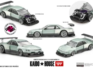 Kaido House x Mini GT 1:64 Nissan Silvia S13-R Kaido Works V1 KHMG232