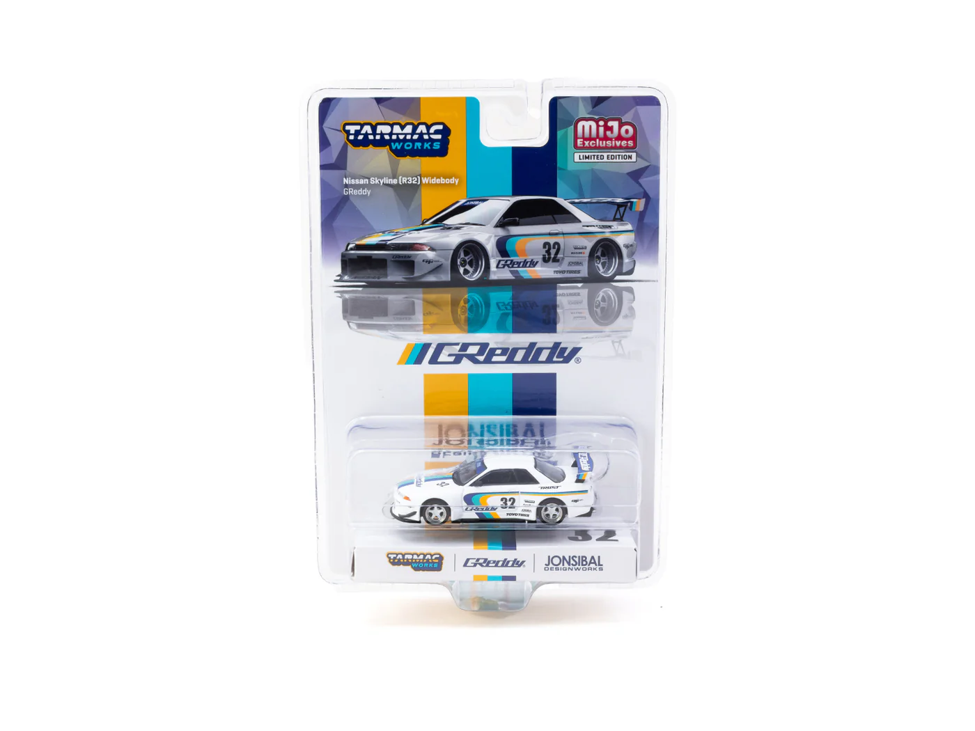 Tarmac Works Nissan Skyline R32 Widebody GReddy BLISTER