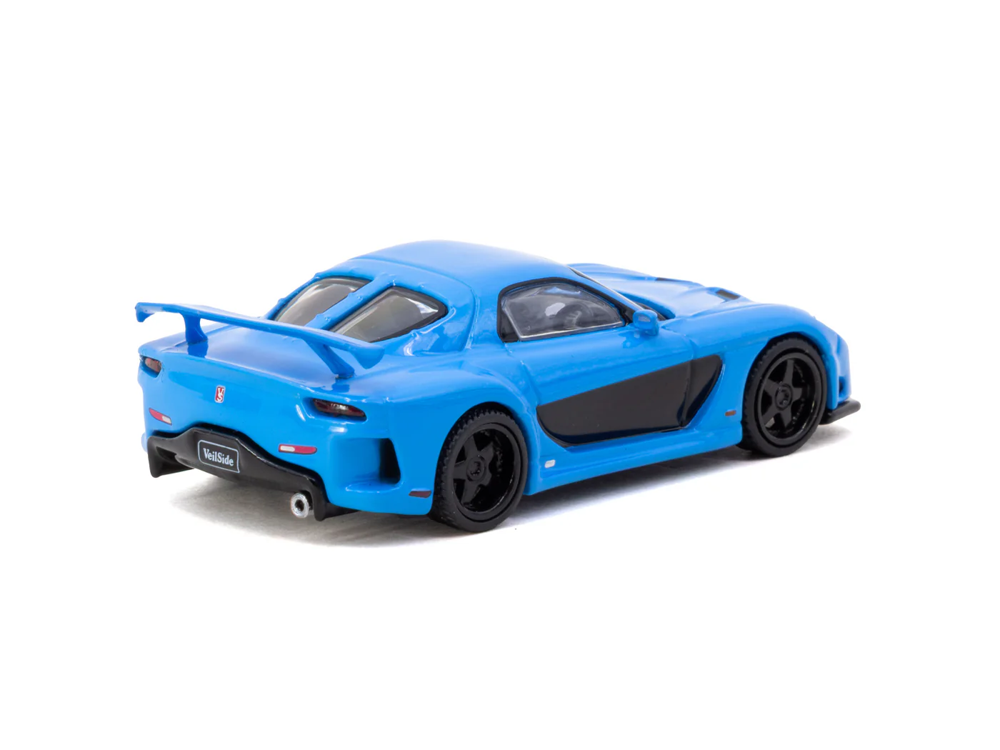 Tarmac Works Global64 1:64 Mazda RX-7 VeilSide Fortune7 Blue - obrazek 2