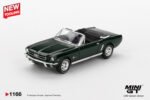 Mini GT Ford Mustang Convertible Dark Green
