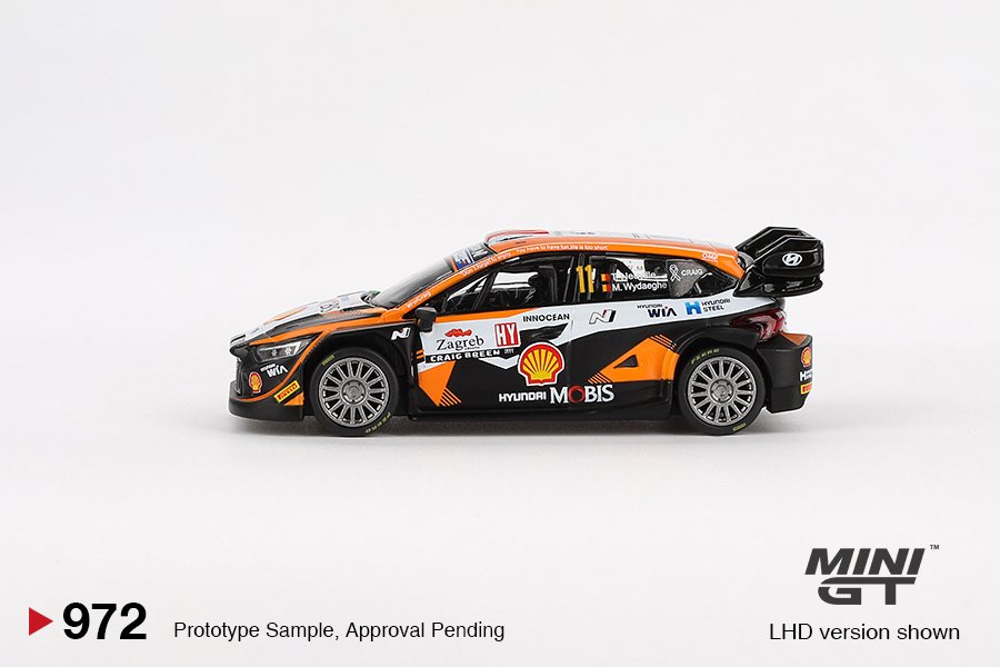 Mini GT Hyundai i20 N Rally1 Hybrid WRC Croatia Rally #11 - obrazek 3