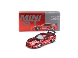 MINI GT 1:64 Toyota Supra A80 TOP SECRET GT-300 Red Chrome