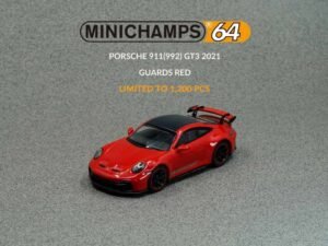 Porsche 911 GT3 992 2021 Guards Red 1:64