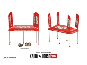 Kaido House 1:64 Namiot serwisowy BBS Tent V2 KHMG307