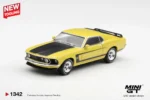 Mini GT 1:64 Ford Mustang Boss 302 Bright Yellow 1969 MGT01342