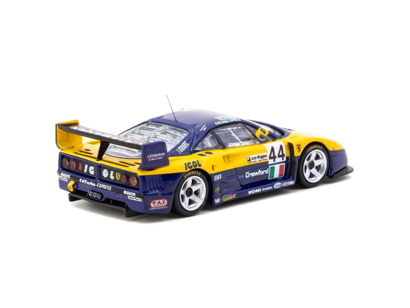 Tarmac Works x iXO Models 1:64 Ferrari F40 GTE 24h of Le Mans 1996 - obrazek 2
