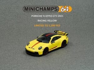 MINICHAMPS64 1:64 Porsche 911 GT3 992 Racing Yellow