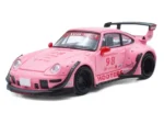 MODELMODEL Porsche 911 RWB 993 #98 Hooters Matt Pink 1:64
