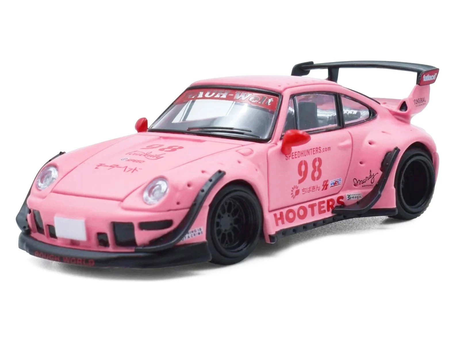 MODELMODEL Porsche 911 RWB 993 #98 Hooters Matt Pink 1:64