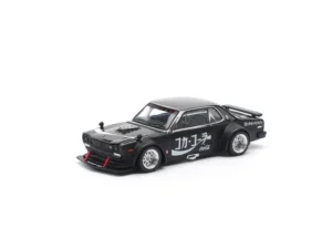 POP RACE Nissan Skyline GT-R V8 Drift Hakosuka Coca-Cola Zero JP Black Chrome 1:64