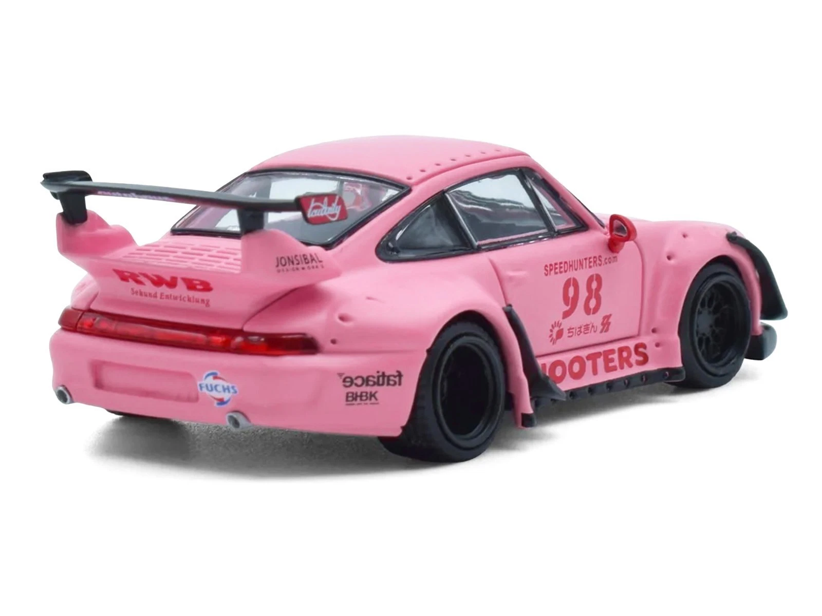 MODELMODEL Porsche 911 RWB 993 #98 Hooters Matt Pink 1:64 - obrazek 2