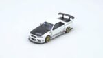 INNO64 Nissan Skyline GT-R R34 Top Secret White 1:64