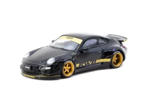 Tarmac Works Porsche 911 RWB 997 Black 1:64