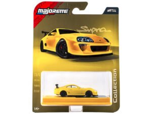 Majorette Collection Toyota Supra 1995 Yellow 1:64
