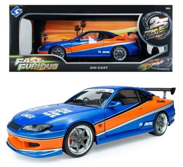 Solido Nissan Silvia S15 Spec-S Mona Lisa Fast & Furious Tokyo Drift 1:18
