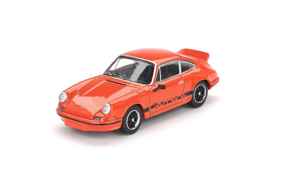 MINI GT Porsche 911 Carrera RS 2.7 Tangerine Black Livery 1:64