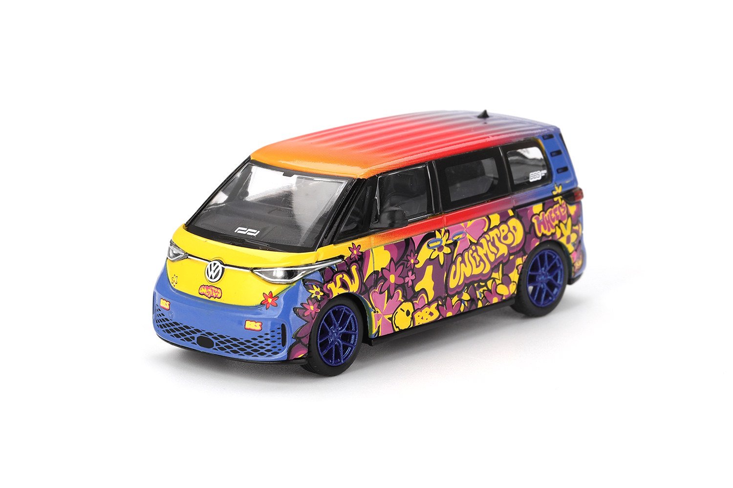 MINI GT Volkswagen ID.Buzz KW/BBS Flower Power 2025 1:64
