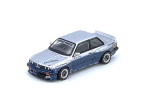 INNO64 BMW M3 E30 Pandem Rocket Bunny Silver/Blue 1:64
